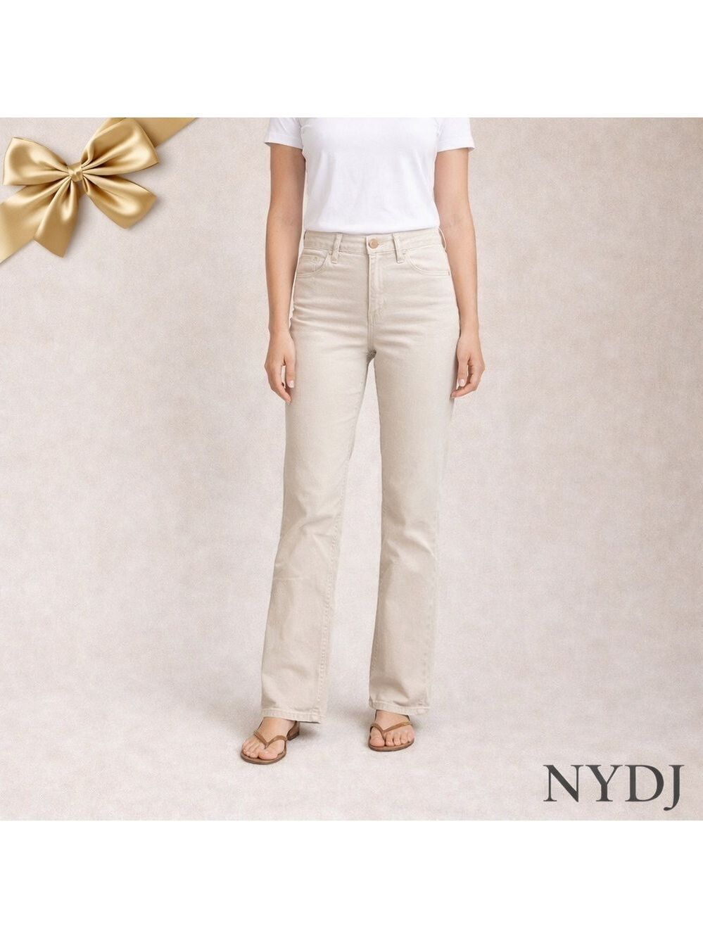NYDJ Lift Tuck Straight-Leg Jeans Size 6